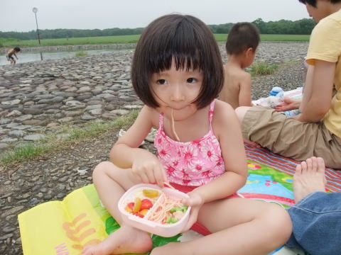 水場 着替え 